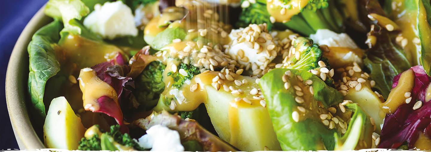 Miso & sesamdressing med smak av ingefära