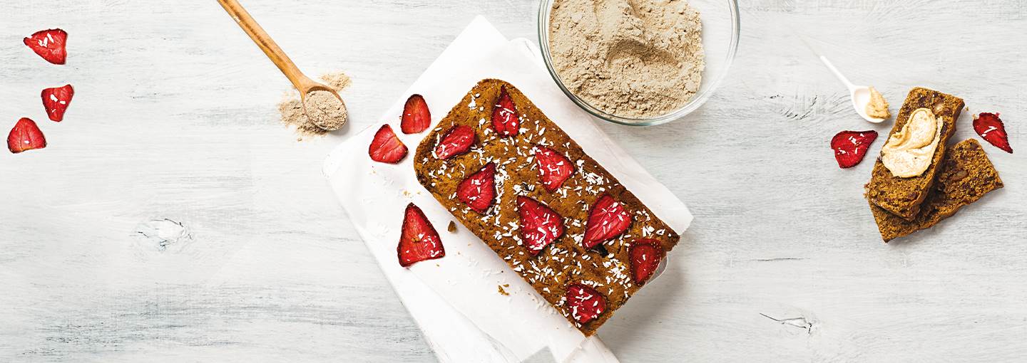 Glutenfritt bröd med kokos och dadlar